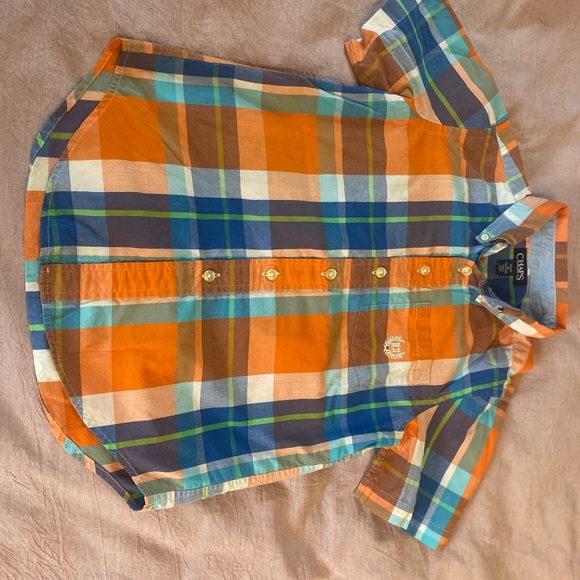 Boys’ Chaps Short Sleeved Button Down - Picture 4 of 5